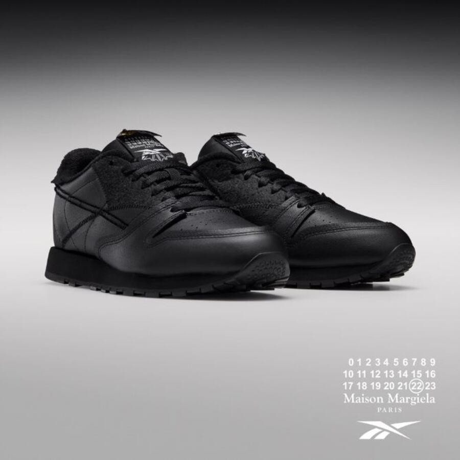 Maison Margiela × Reebok / PROJECT 0 CL MO / BLACK BLACK UK9