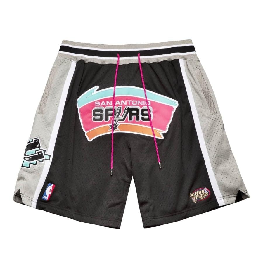 Just Don 90s Shorts San Antonio Spurs 1998-99 BLACK/GREY M