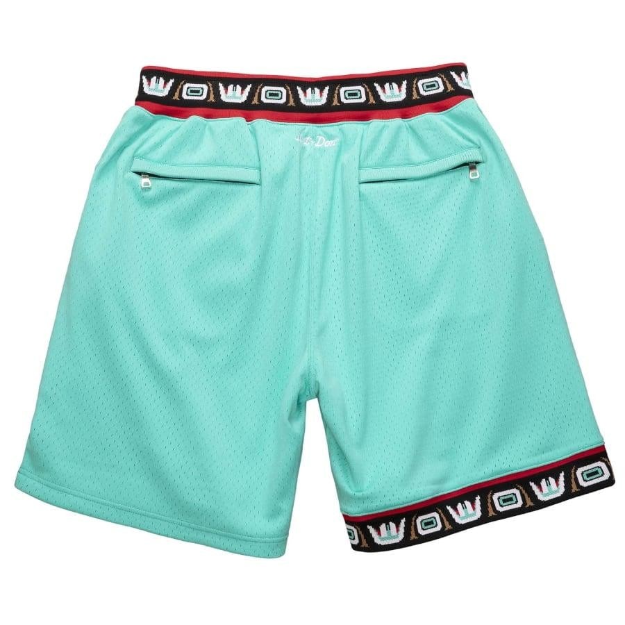 Just Don 90s Shorts Vancouver Grizzlies 1995-96 TEAL S