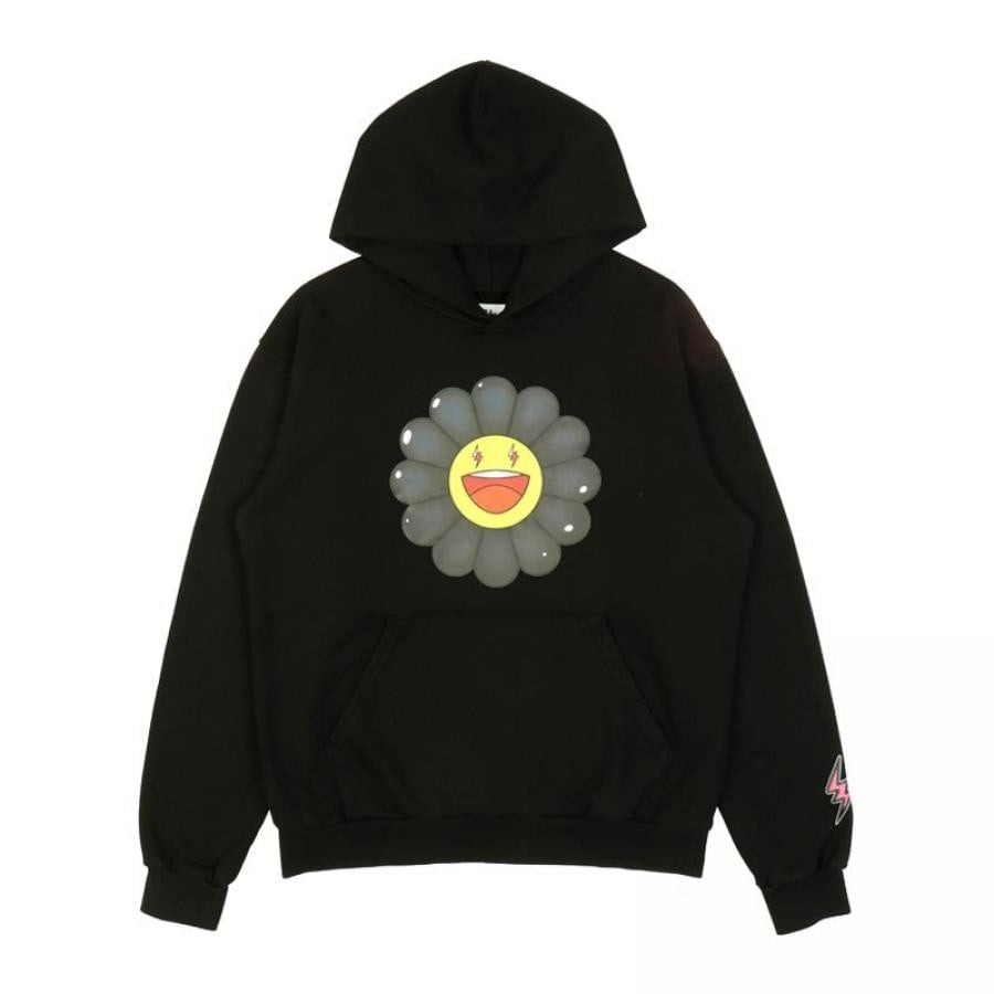 J Balvin x Takashi Murakami / Negro Flower Hoodie BLACK S