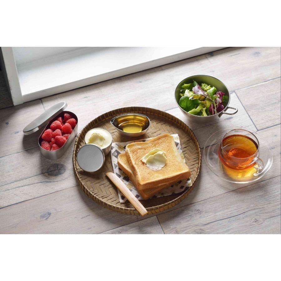 and（アンド）ステンレス手付きボウル