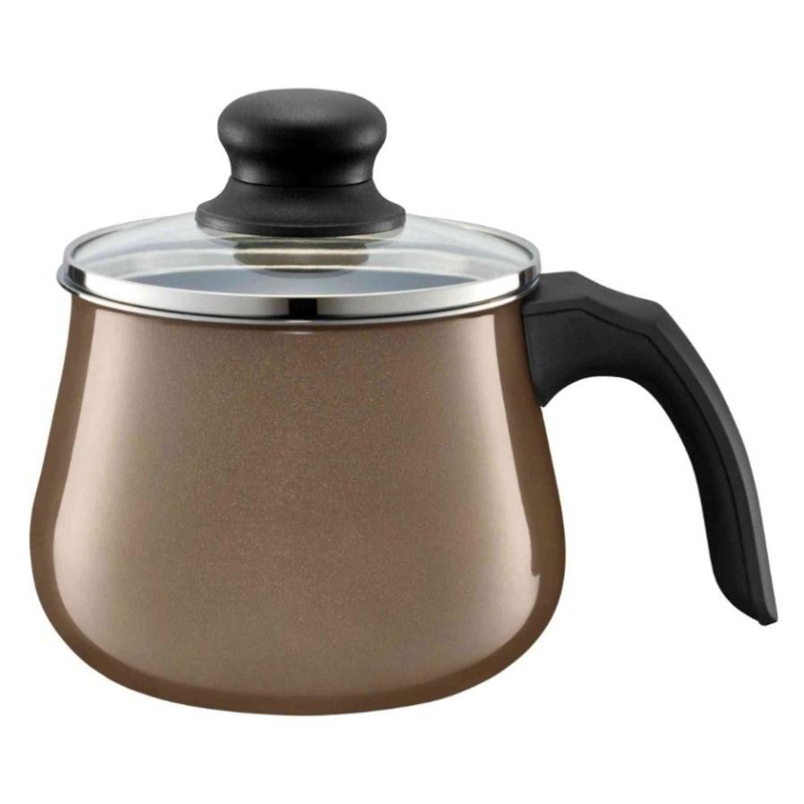 WMF フュージョンテック ミネラル マルチポット 14㎝ 蓋付き（ダークブラス） ダークブラス