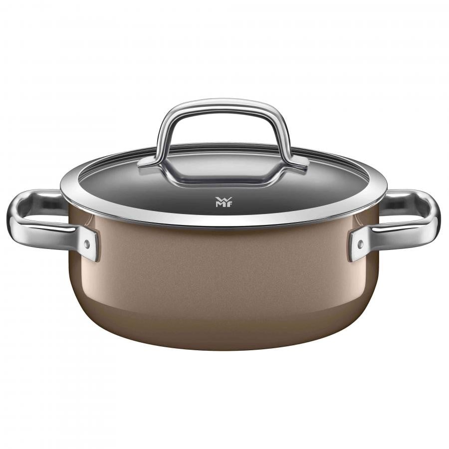 WMF フュージョンテック ミネラル ローキャセロール 20㎝ （ダークブラス） ダークブラス