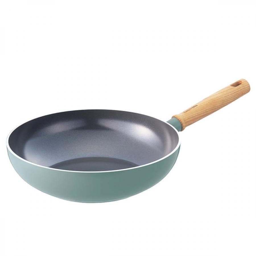 【メイフラワー】グリーンパン メイフラワー ウォックパン　28cm 28cm