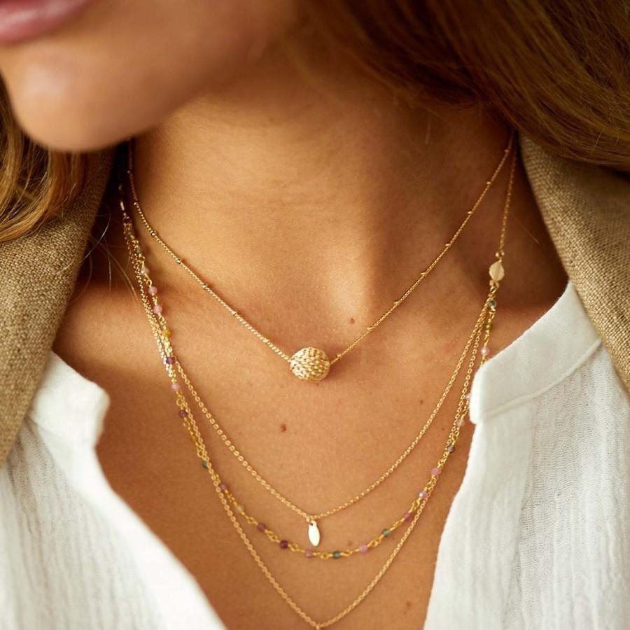 HERISSON ネックレス ゴールド Free