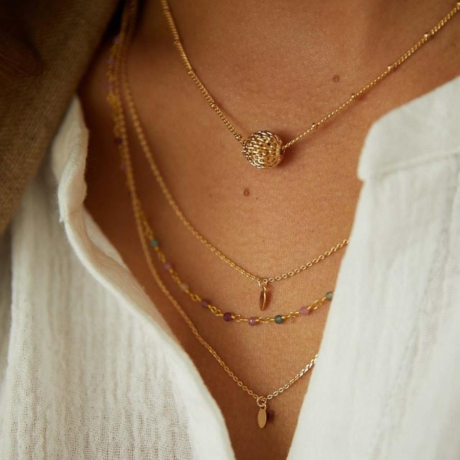 HERISSON ネックレス ゴールド Free