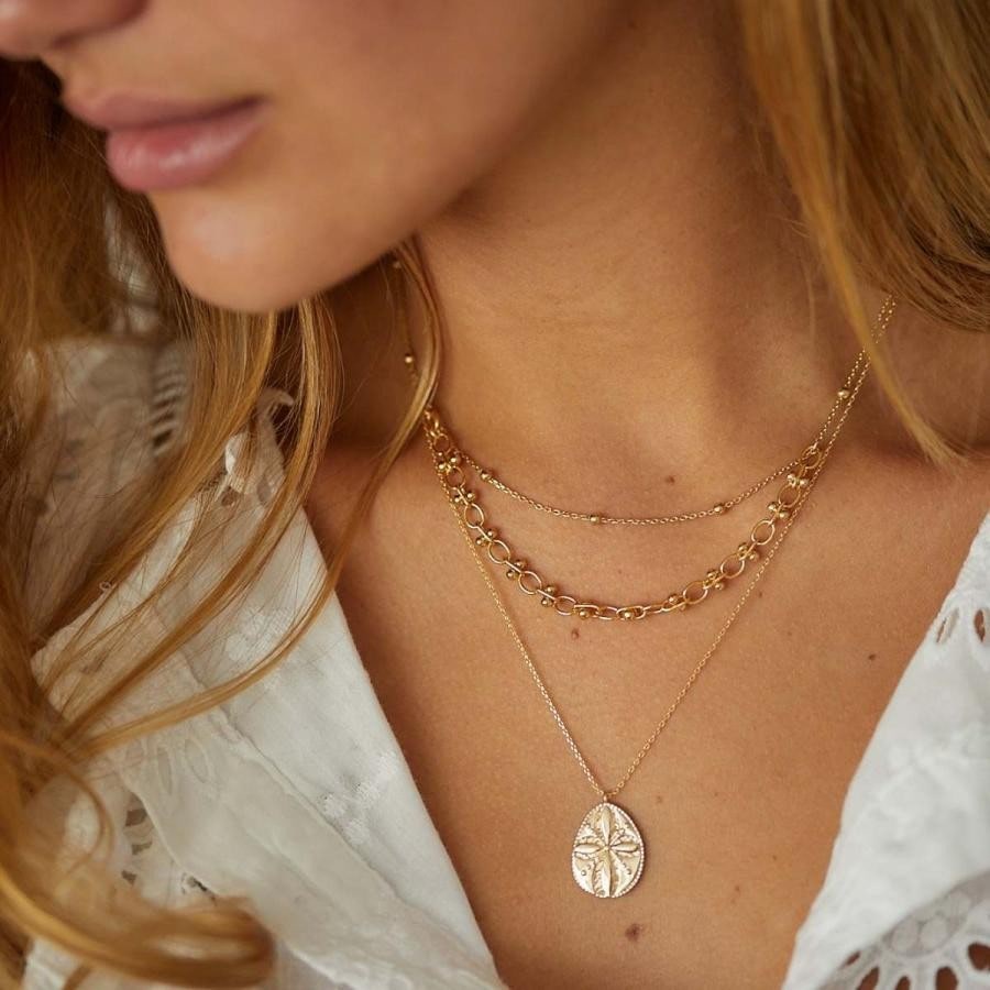 LENAネックレス ゴールド Free