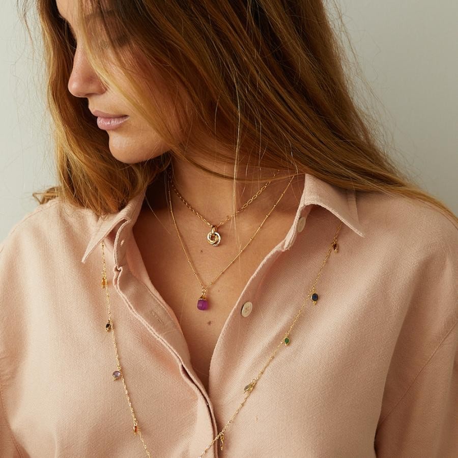 ANNIE ネックレス ゴールド Free