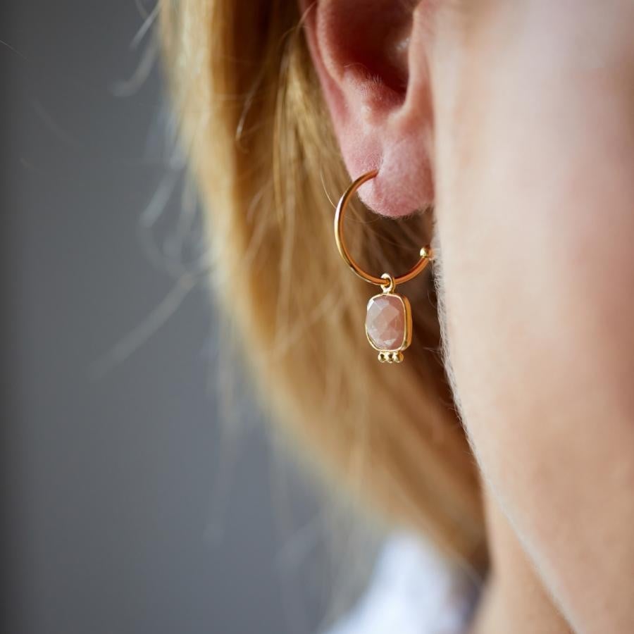 CREOLE PIERRE ピアス／ROSE ゴールド FREE