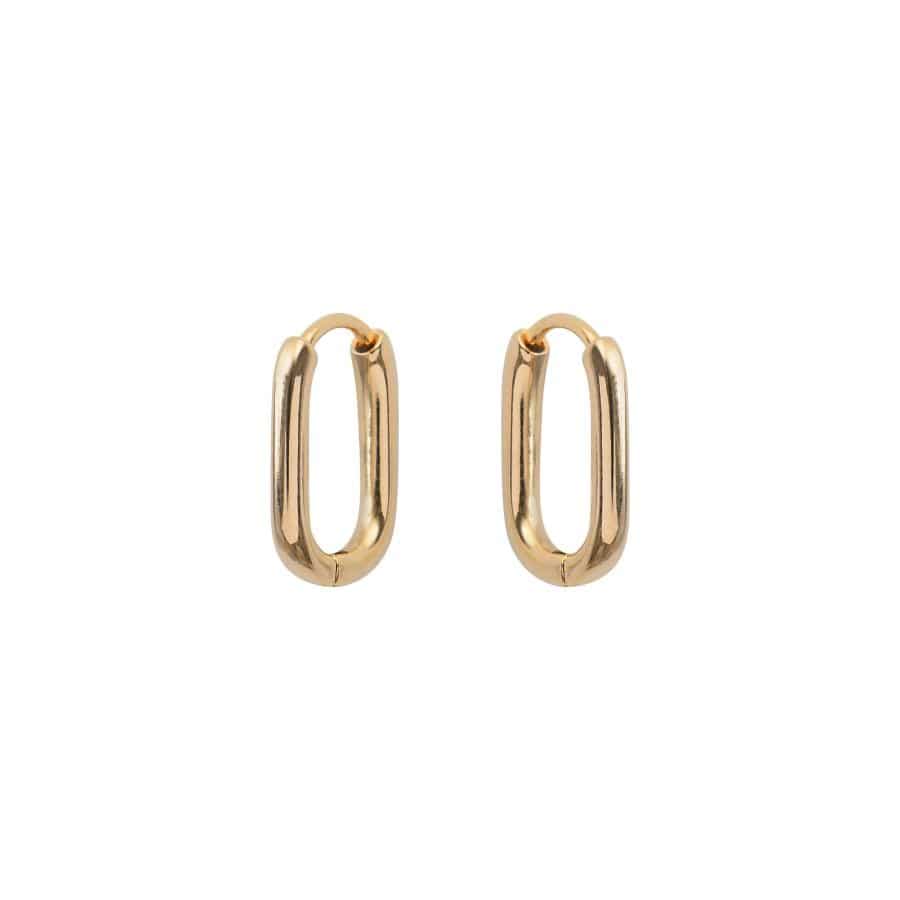 SQUAREピアス ゴールド FREE