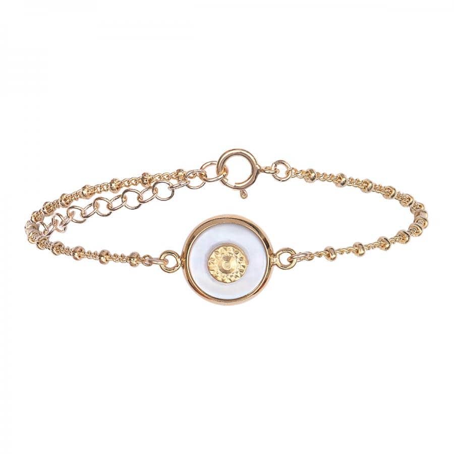 LILAS ブレスレット ホワイト ホワイト FREE