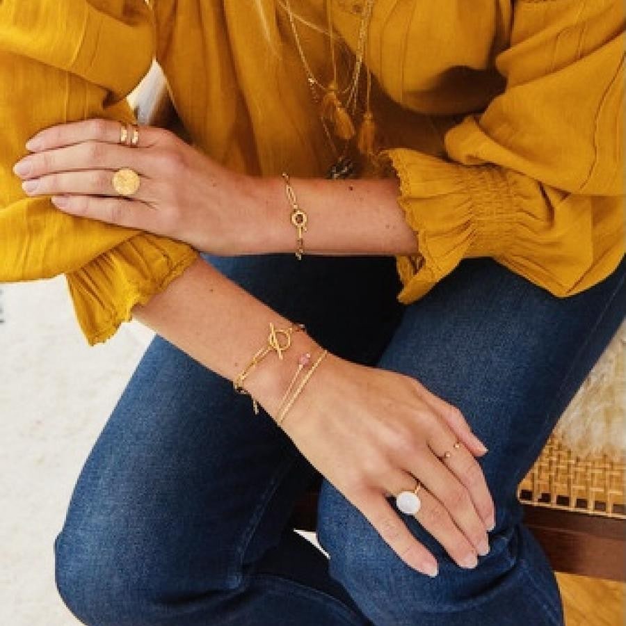 BAGUE OCEAN リング ゴールド FREE