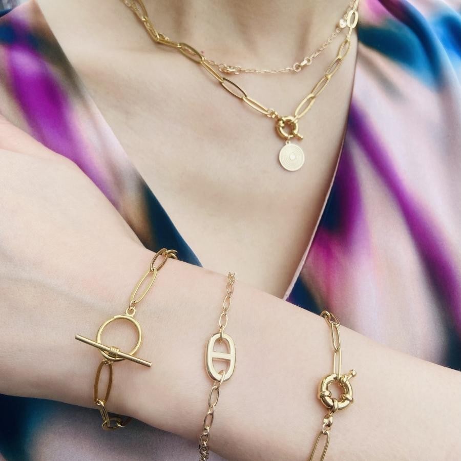 INESブレスレットゴールド ゴールド FREE