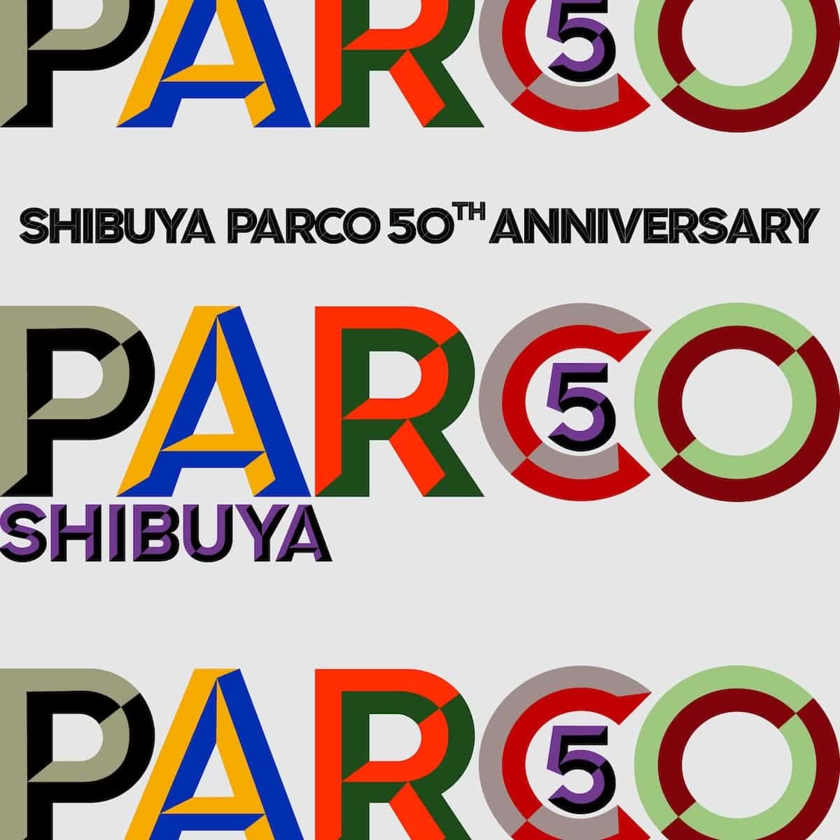 渋谷PARCO 50周年「50/50（fifty-fifty）」ITEMS